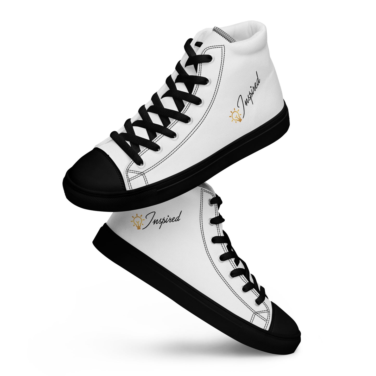 Inspired Men’s high top canvas shoes