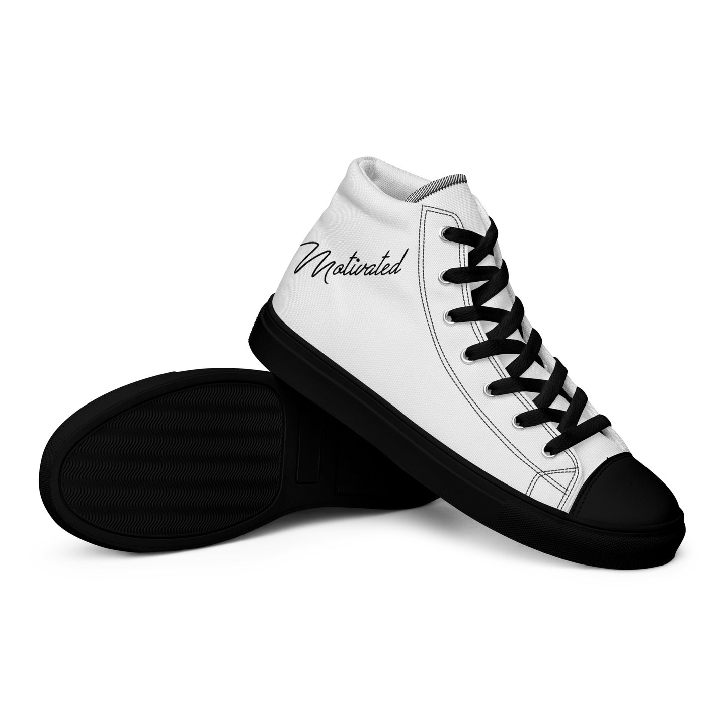 Motivated Women’s high top canvas shoes