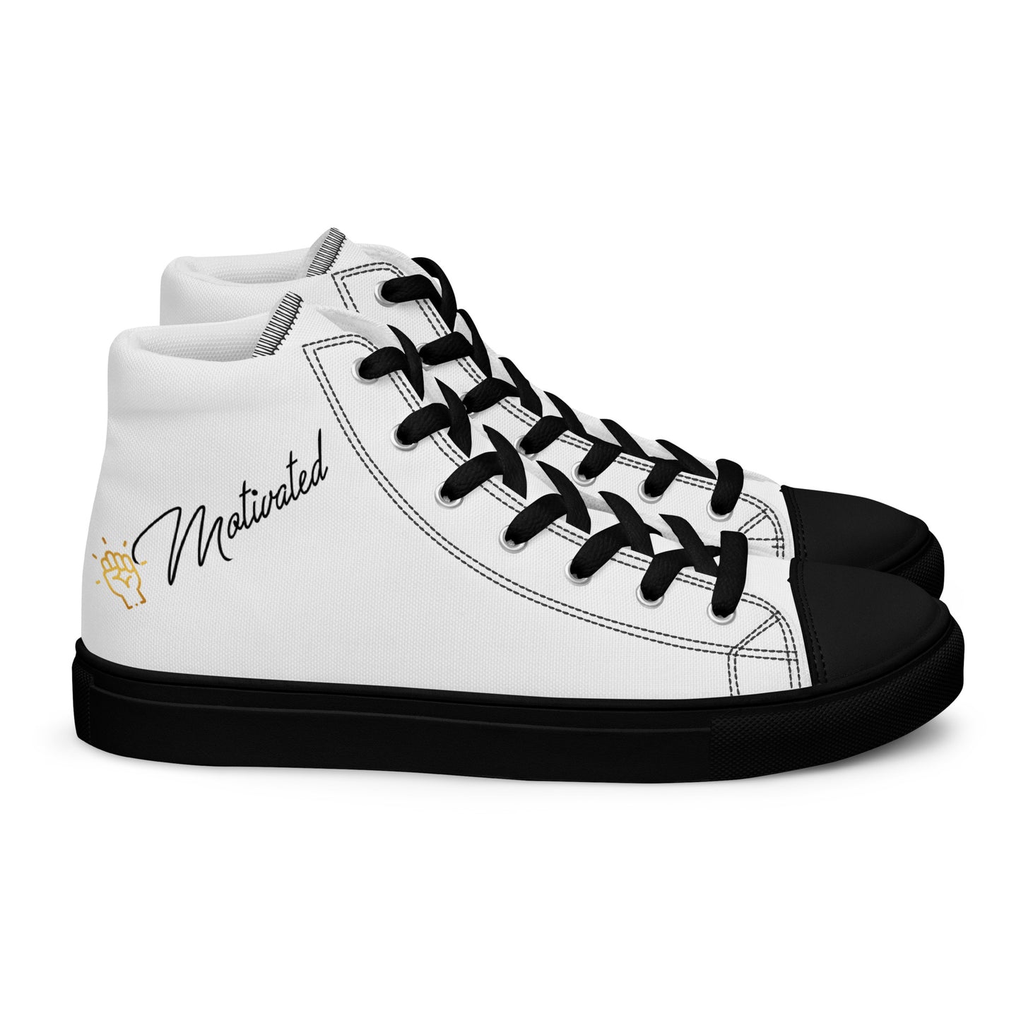 Motivated Women’s high top canvas shoes